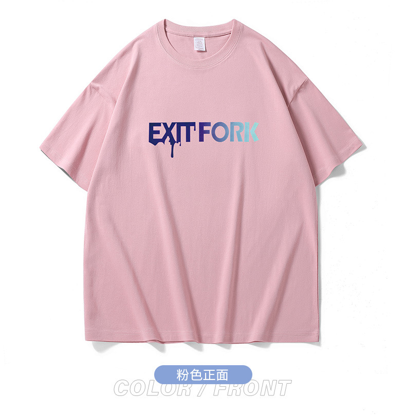 NASA collaboration short-sleeved T-shirt for men, a heavyweight off-the-shoulder pure cotton bestseller with bear print, half-sleeved couple T-shirt for women pic 59