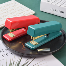 Christmas cute cartoon mini stapler, student small stapler with keychain, Christmas small gift binding machine pic 13