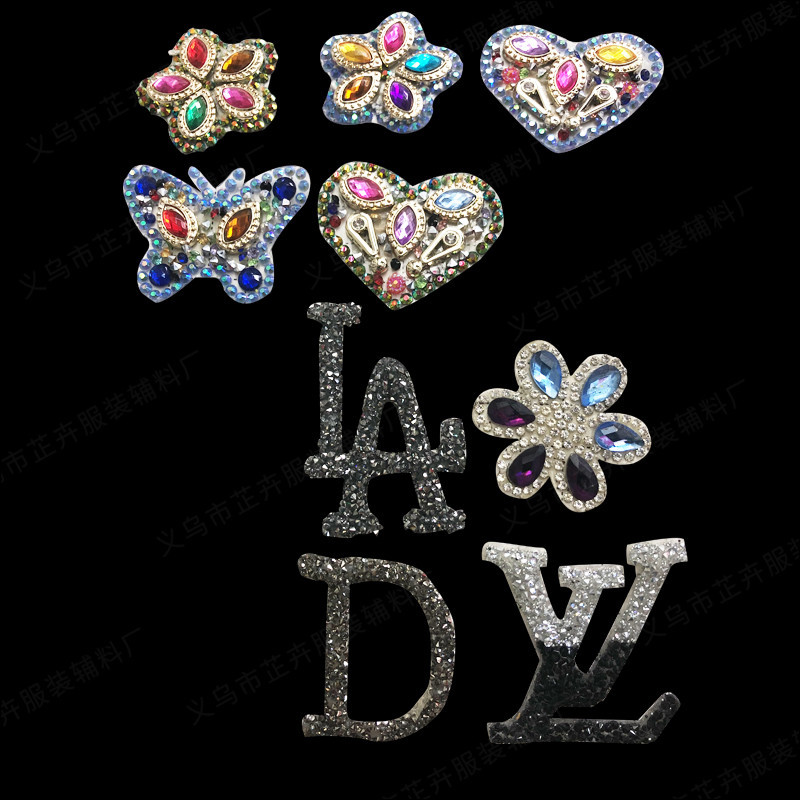 Water diamond mesh fabric, hot melt mesh diamond, diamond mesh adhesive backing can be used to stick sweaters, clothing, accessories and diamond stickers pic 1