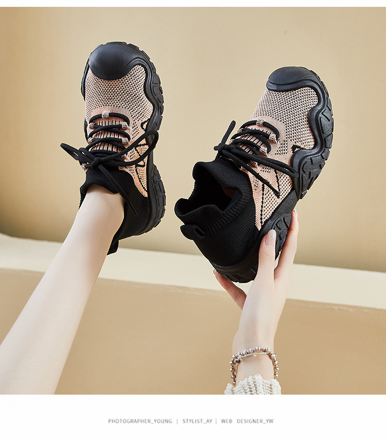 ins韩版飞织鞋2024秋季新款学生增高运动鞋健身跑步休闲鞋ZSLD05详情13