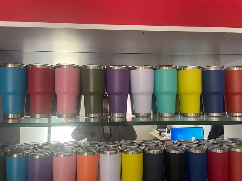 大号汽车杯900ml冰霸喷漆杯冷水杯保温咖啡杯不锈钢啤酒杯礼品杯详情12