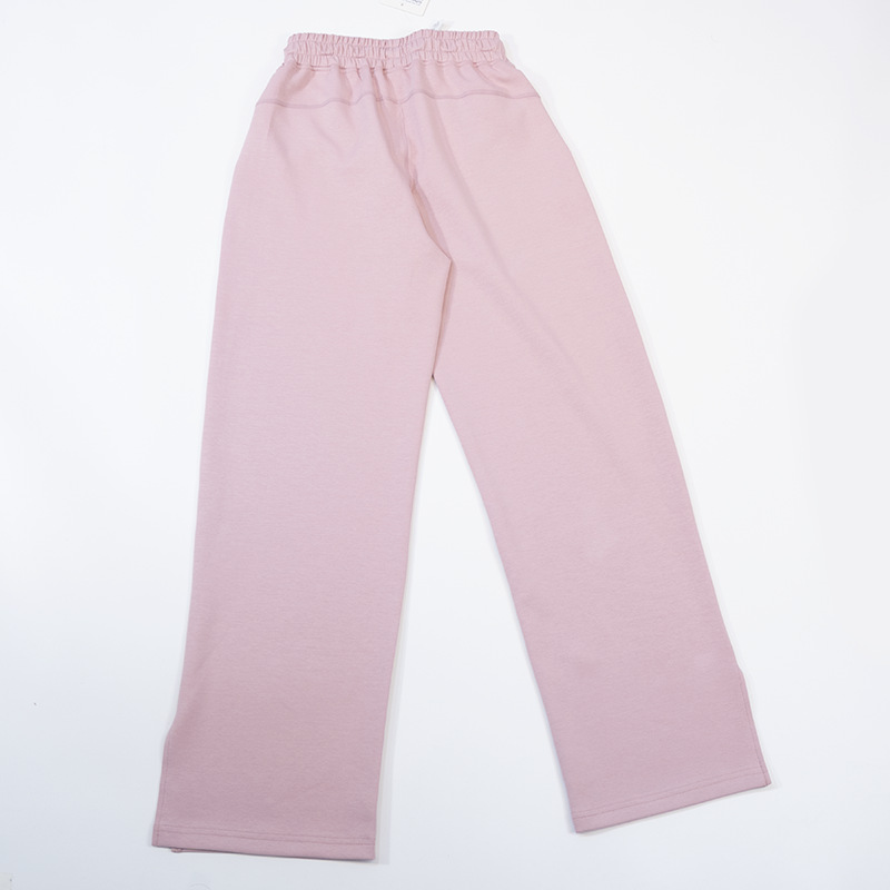 瑜伽服肌理垂感开衩裤阔腿长裤直筒高弹柔软女士运动详情22