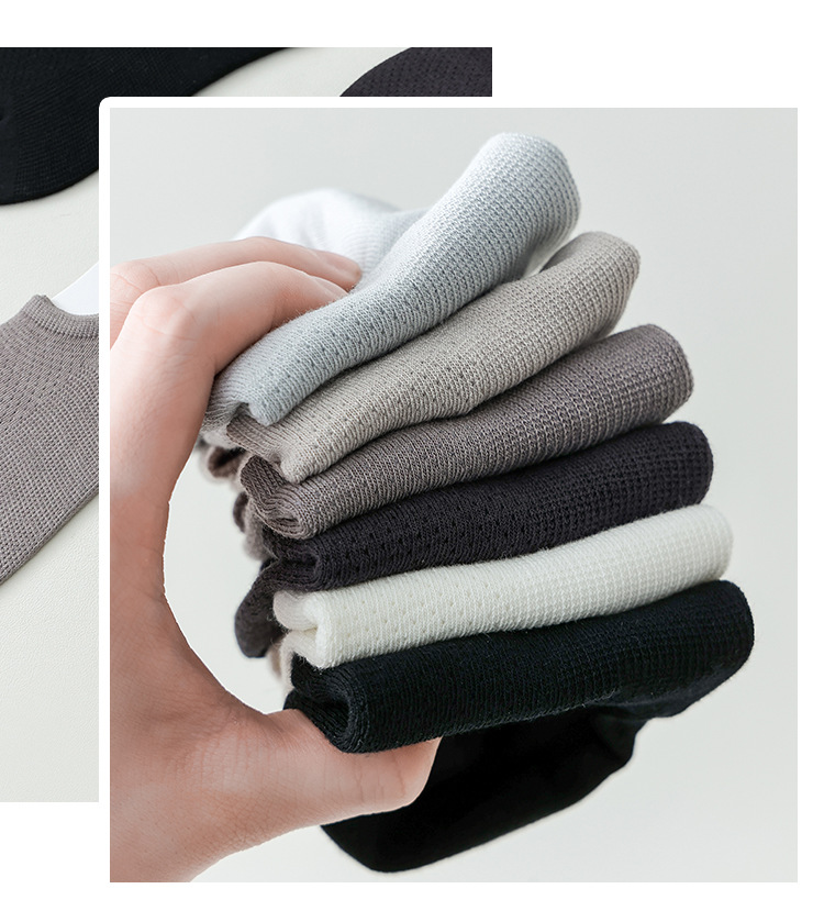 袜子地摊一件代发袜子男夏季薄款隐形袜 防臭吸汗网眼透气男士船袜 诸暨男袜一件代发详情14