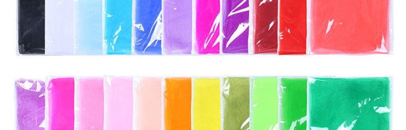 60cm solid-color chiffon nylon small silk scarf, versatile dance performance new small square scarf, candy-colored versatile gauze scarf pic 12