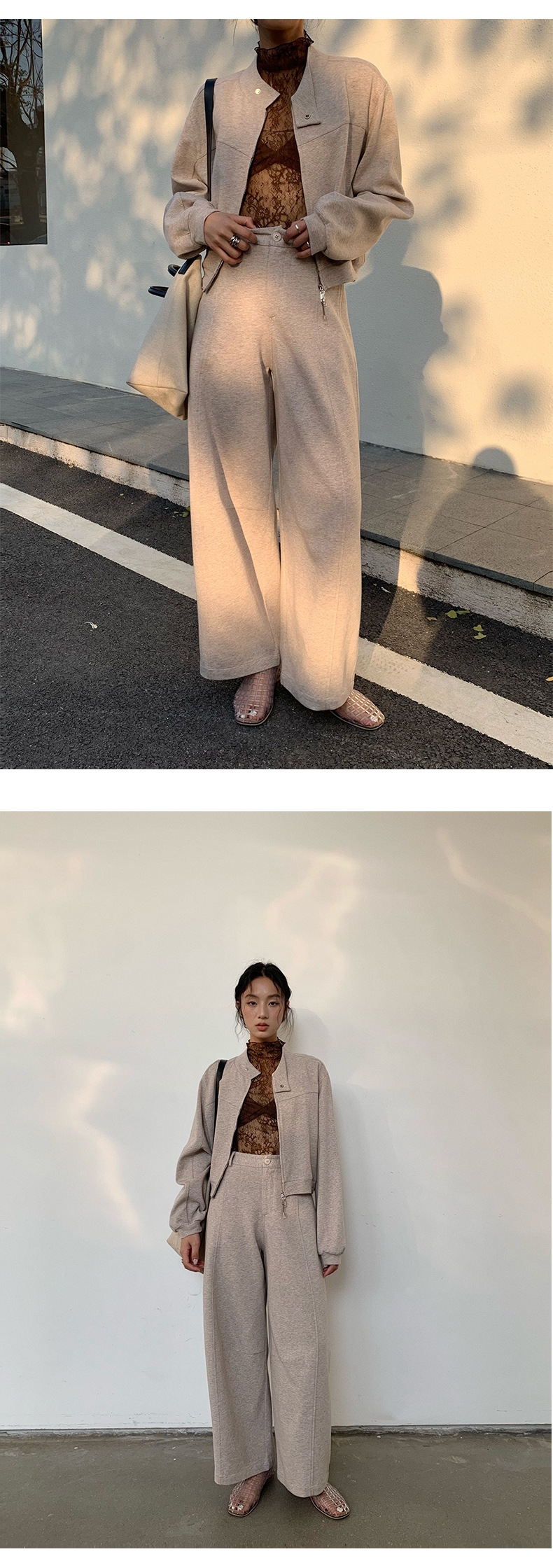 NEIHE内赫2025时尚休闲镰刀卫衣长裤子女春秋季女装新款252215详情14