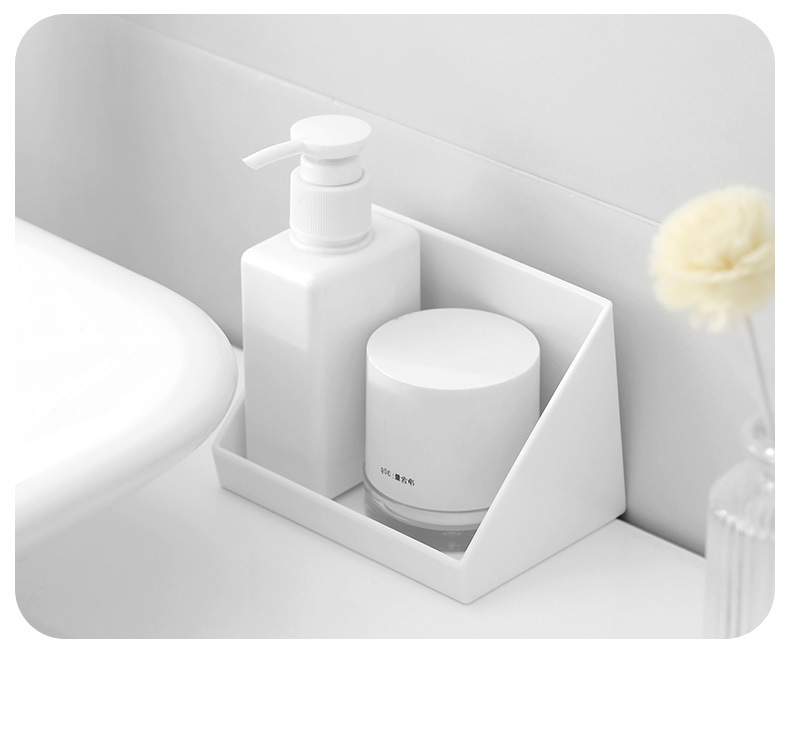 FaSoLa bathroom shelf, no need for drilling, wall-mounted, bathroom and kitchen, wall-mounted mirror cabinet, cosmetic storage box pic 10