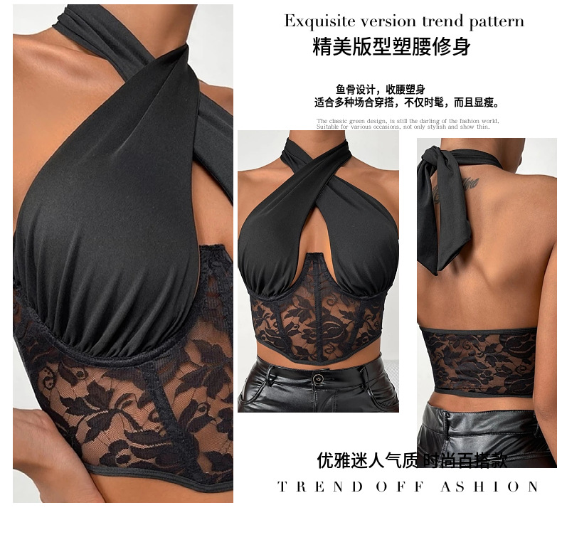 女士腰封外搭外穿黑色背带束腰性感背心装饰潮流朋克风吊带配衣服详情4
