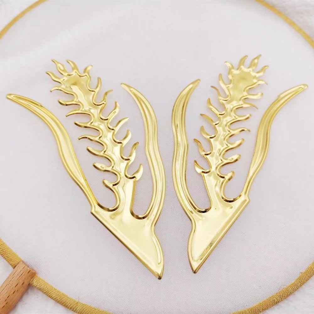 DIY秀禾新娘头饰 皇冠凤凰花片 左右翅膀挂件 批发详情3