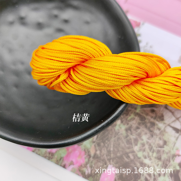 diy jewelry thread AB, Taiwan jade thread, colorful jewelry, nylon thread, jade bracelet, braided rope, 1mm jade thread wholesale pic 44