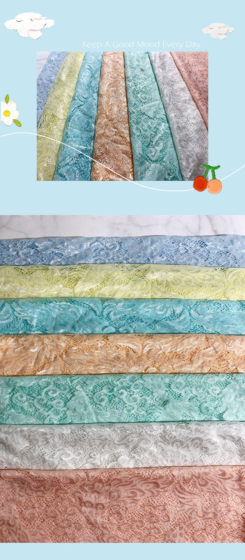 Wholesale of gold-colored phoenix lace fabric, phoenix skirts, wedding accessories, home window screens and tablecloths pic 21