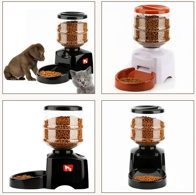 Intelligent automatic feeder, snack and pet supplies, timed dog and cat feeder, 5.5L pet feeder pic 8