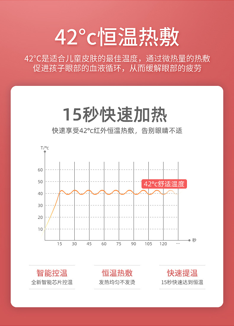智能眼部按摩仪充电款语音气压热敷眼罩一体按摩器蒸汽儿 童护眼眼部按摩仪详情7