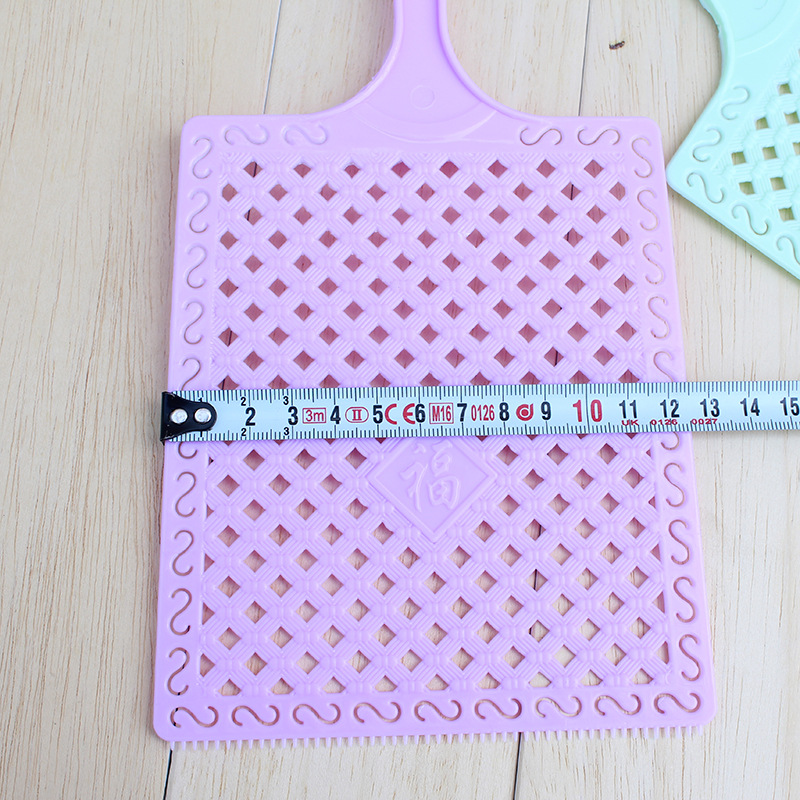 315蚊拍 塑料印字福字苍蝇拍 带痒痒挠蚊拍 居家用品夏日百货地摊地摊地摊详情7