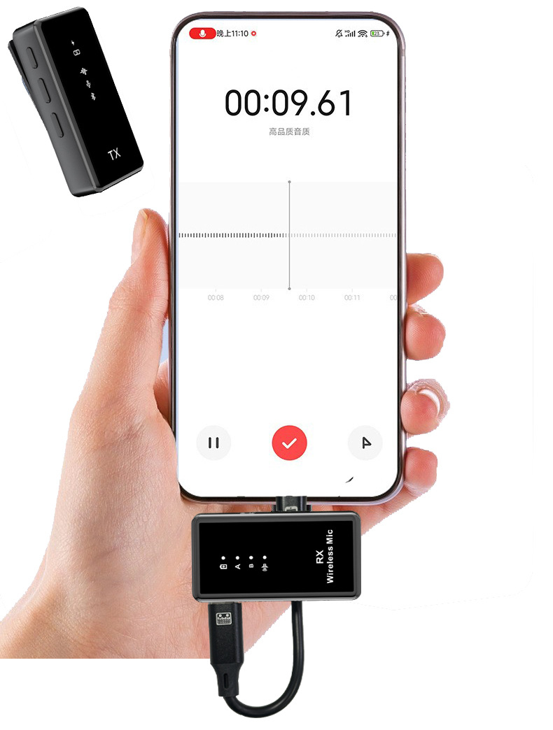 2024私模无线领夹麦直播麦克风主播收音麦网红抖音带货户外连线PK详情10