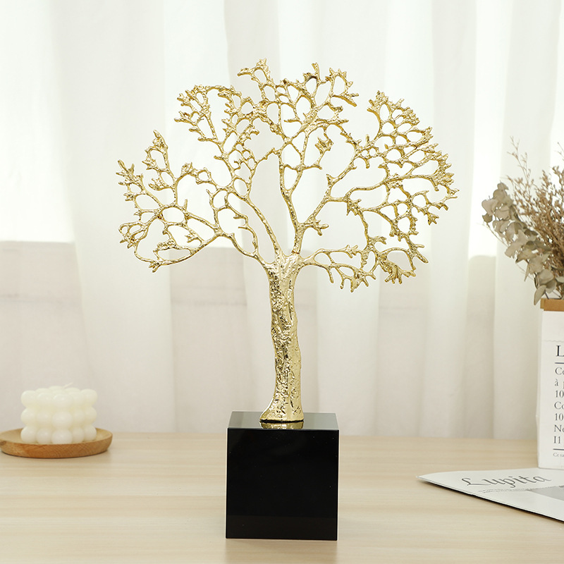 Hot-selling new handicrafts and decorative items: money Tree, creative and poetic decorative items for office, living room and home pic 3