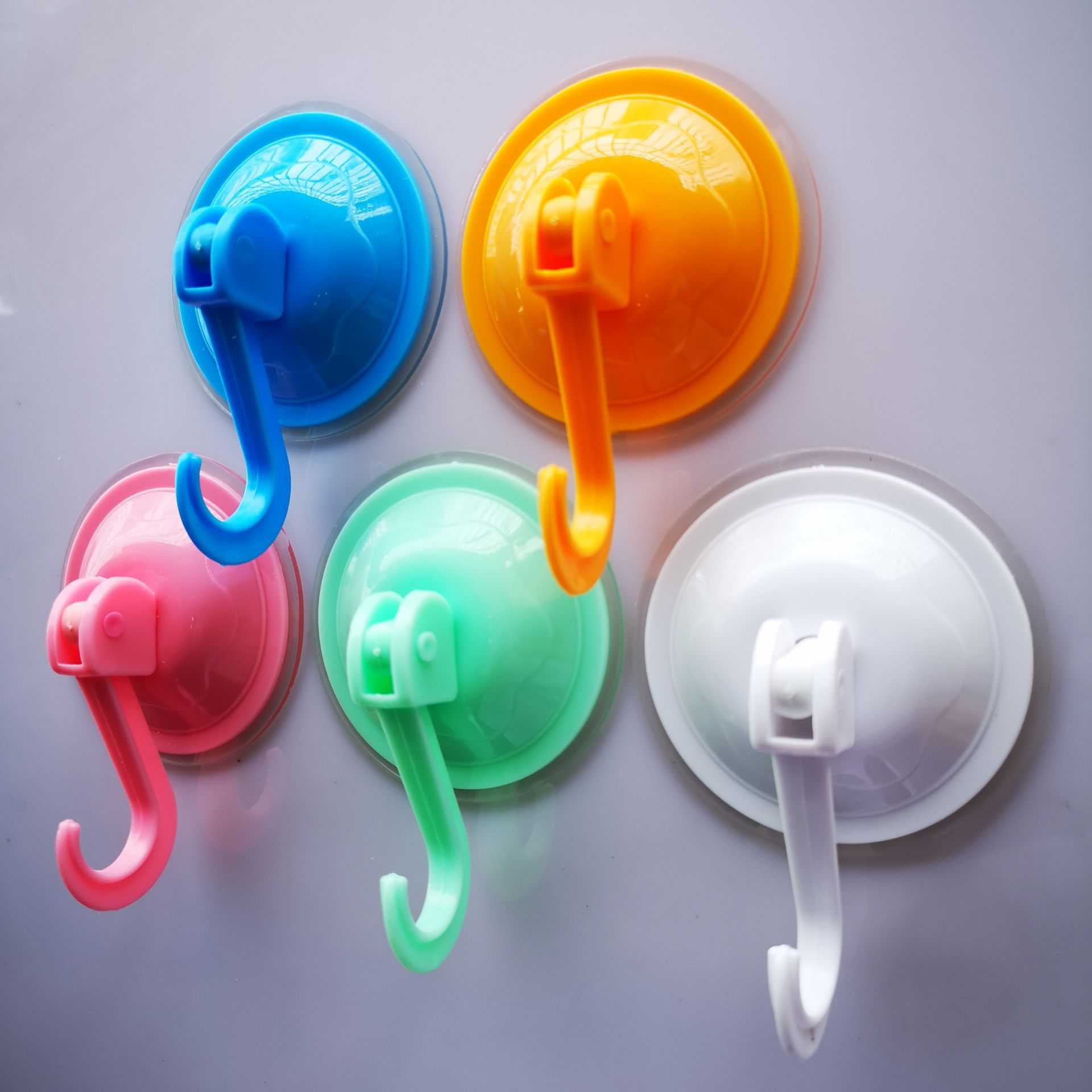 Seamless transparent hook wall-mounted, 6cm no-drilling adhesive hook, strong wall adhesive, nail-free small hook manufacturer pic 25