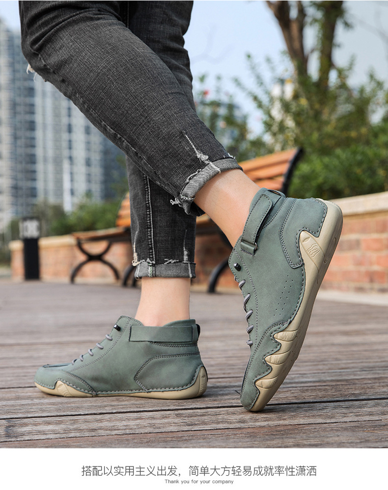 亚马逊热销马丁靴秋冬季跨境爆款高帮八爪鱼男鞋男士休闲短靴子详情19
