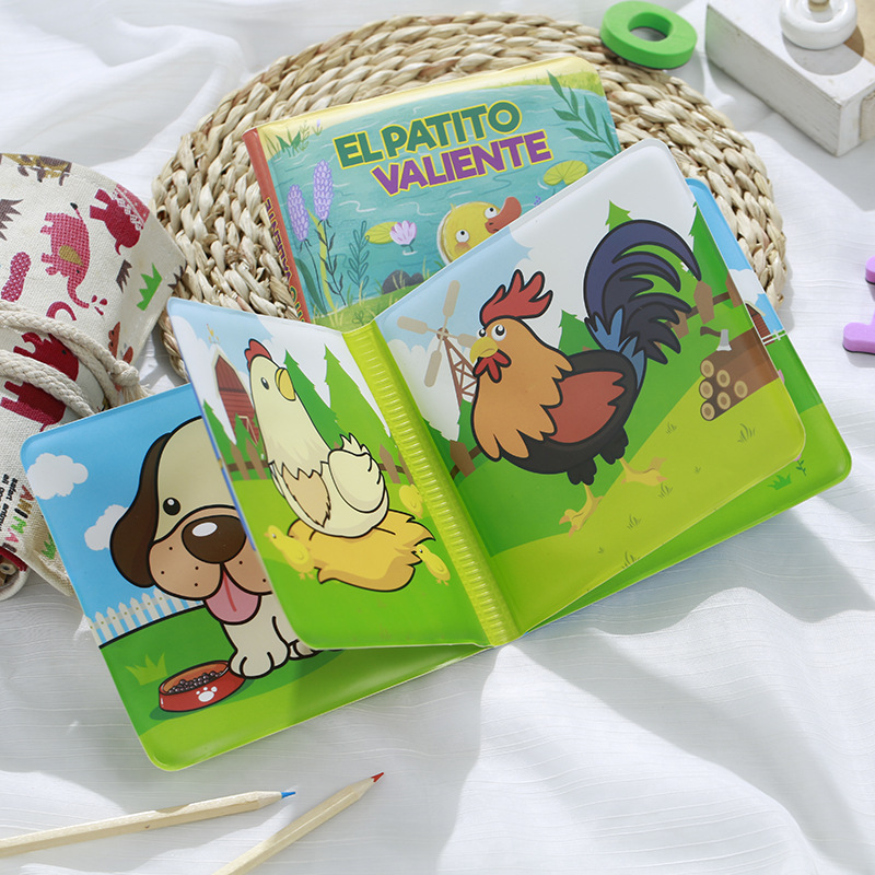 厂家现货儿童早教儿童洗澡书启蒙宝宝洗澡防水故事玩具婴儿书详情1