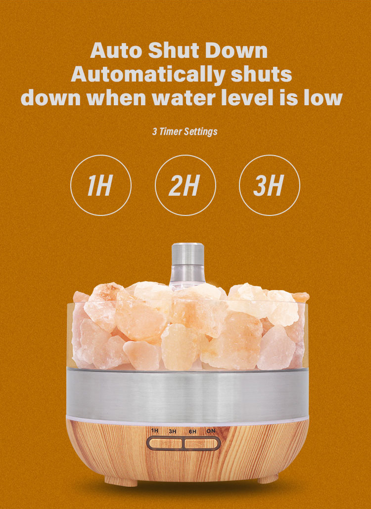 Salt stone essential oil diffuser, small electrical appliance, desktop indoor automatic spray humidification diffuser, hotel cross-border wholesale pic 9