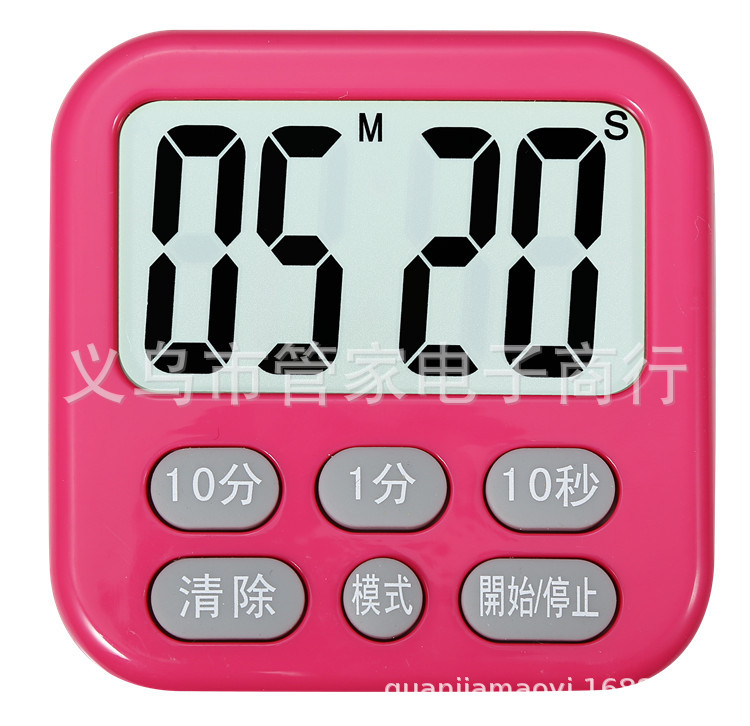 Electronic timer, countdown timer, student clock, stopwatch, time manager, kitchen reminder pic 3