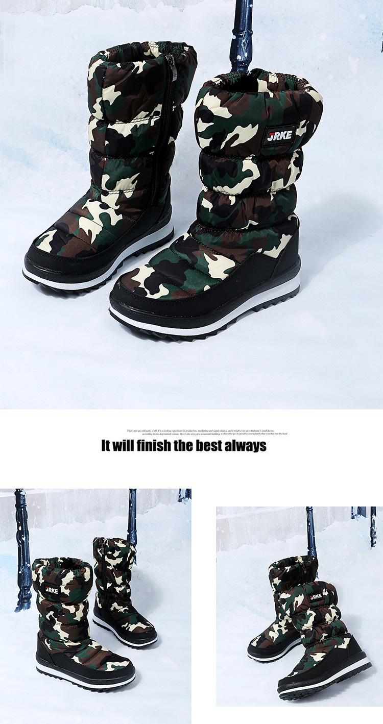 俄罗斯跨境外贸大码2023秋冬新款加绒加厚雪地靴女棉靴Snow boots详情37