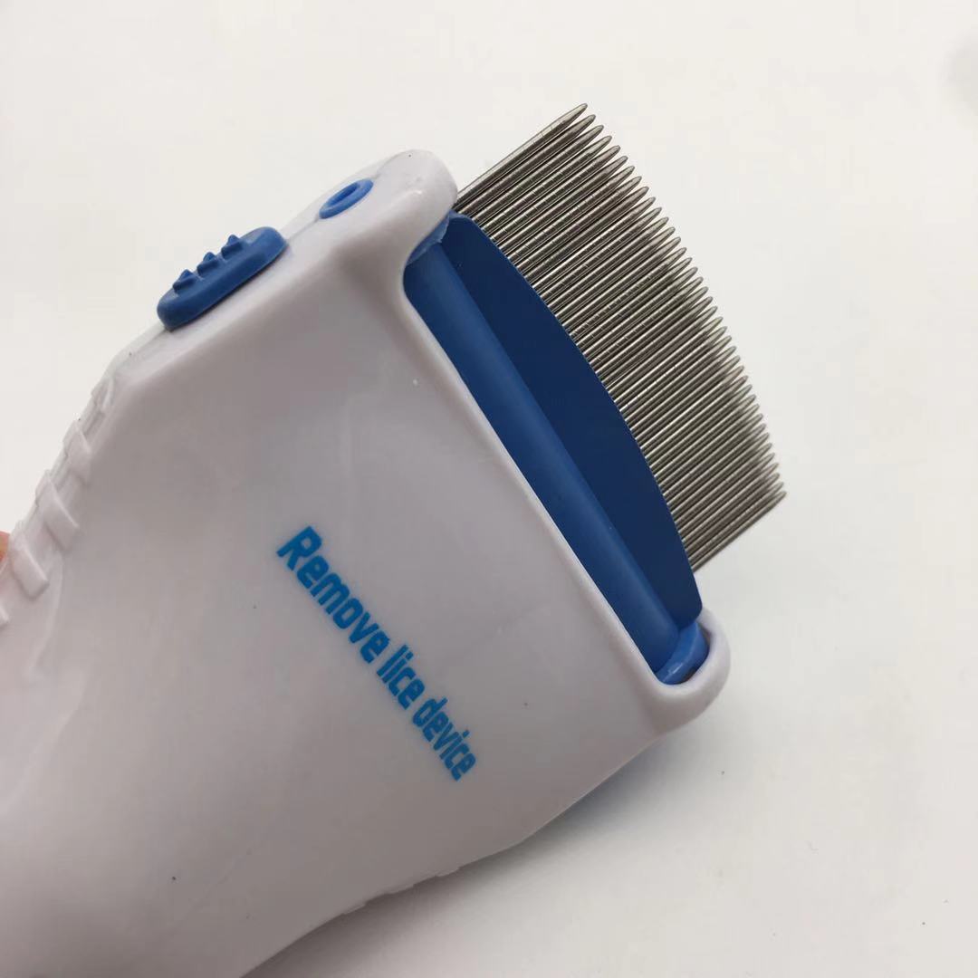 Cross-border Amazon foreign trade electric lice catcher, hair cleaning comb, pet flea cleaning brush, physical lice removal machine pic 9
