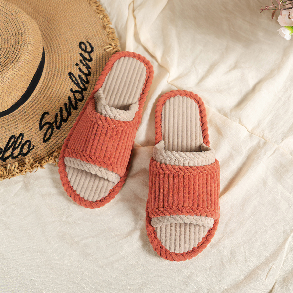 亚麻拖鞋女春秋四季室内家用棉麻踩屎感居家居防滑夏季男情侣批发详情7