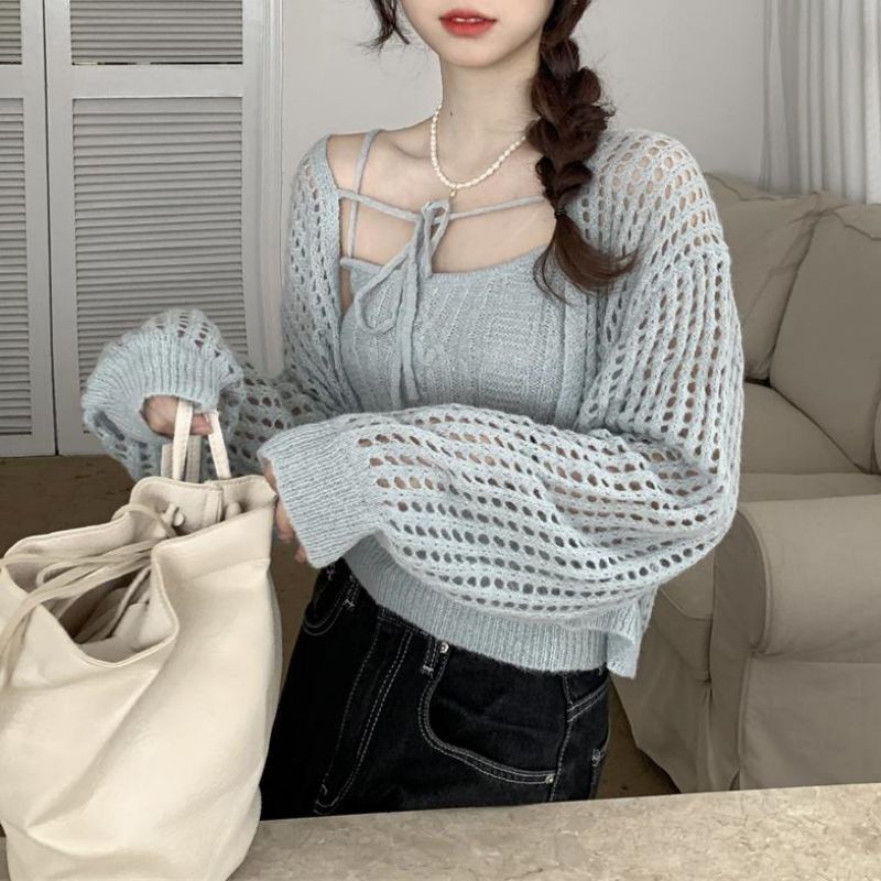 十三行早秋女装POLO领女式针织连衣裙女收腰毛衣条纹辣妹裙子女详情20