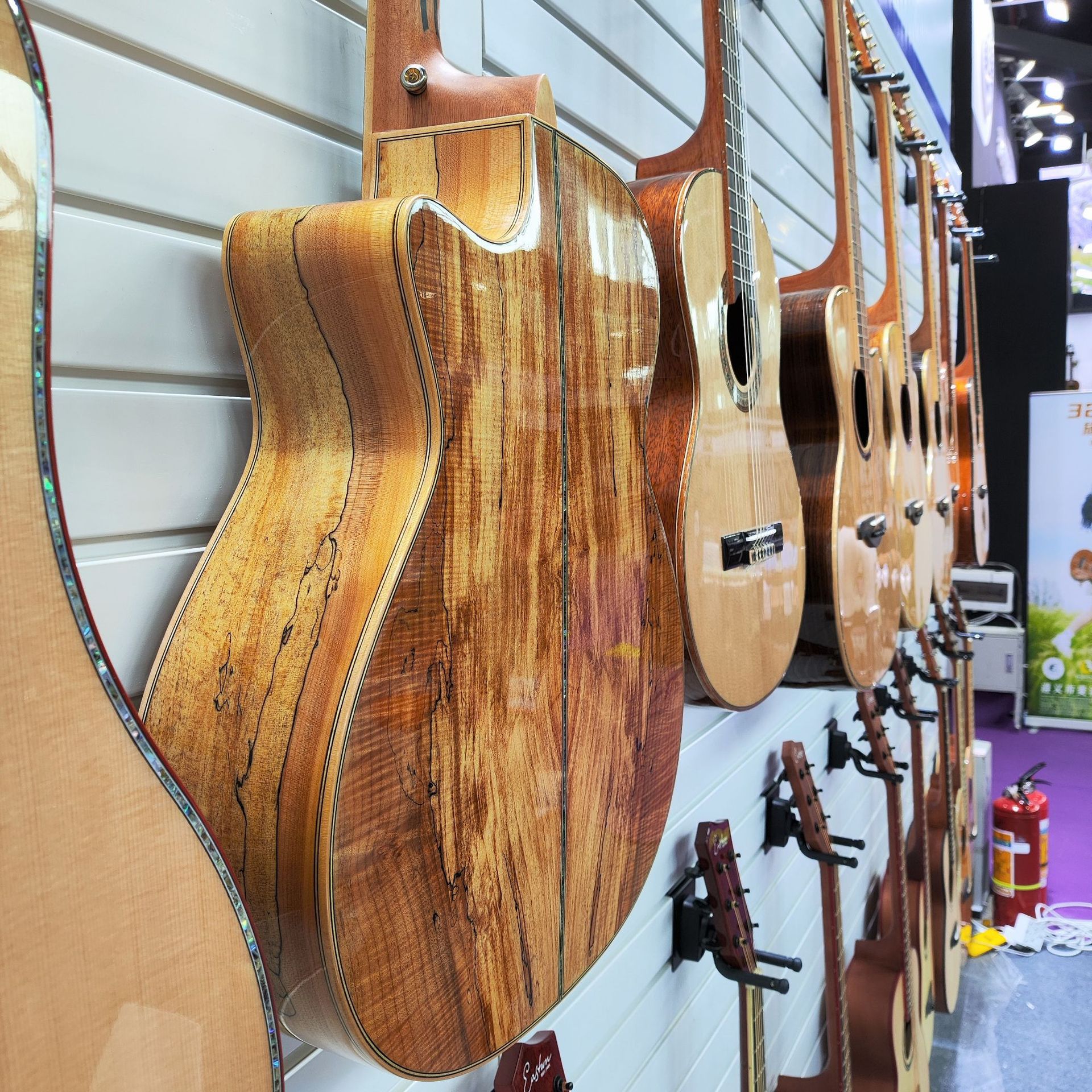 品牌工厂一支批发伊斯顿面单吉他41/36云杉桃花芯单板民谣木吉他详情7
