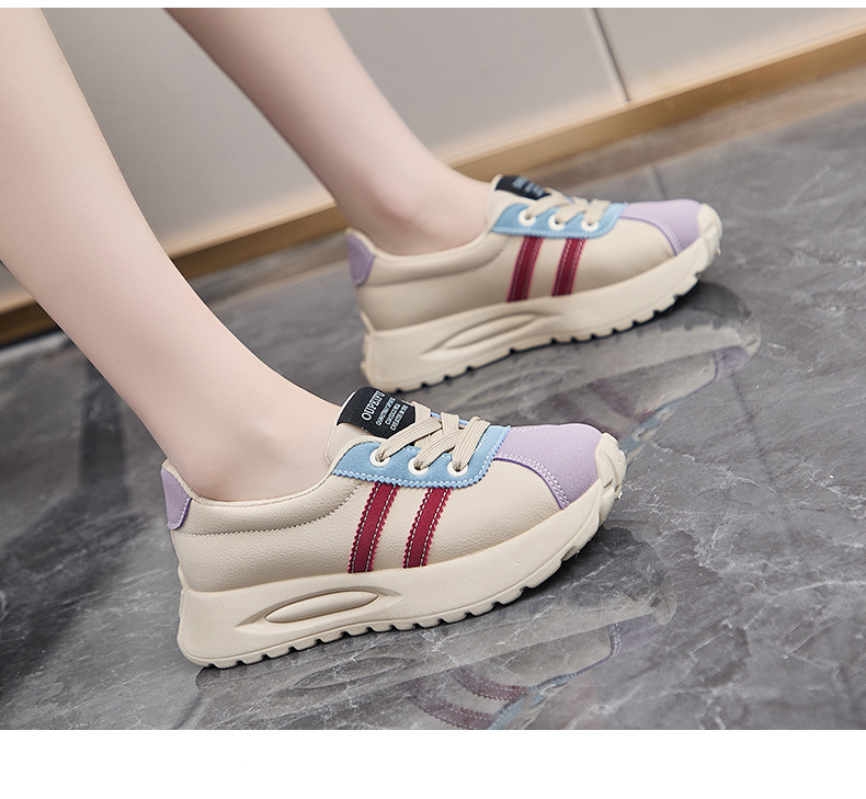 ins韩版阿甘鞋女潮2024秋季新款增高学生运动跑步休闲鞋街拍XFG27详情17