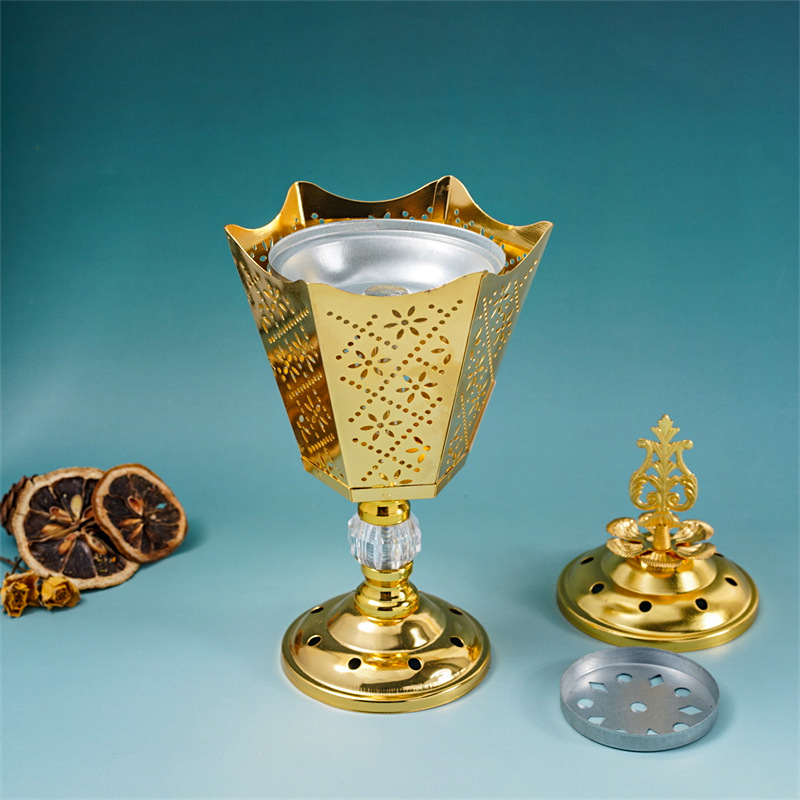 跨境阿拉伯香炉 中东工艺品碳炉迪拜香薰炉家居摆件incense burne详情2