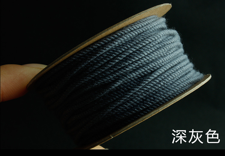 Hand-rolled cotton thread for cultural play, Tibetan-style hand-rolled cotton rope, passion seed, vajra Bodhi, cultural play cotton thread, tassel thread, colorful pic 51