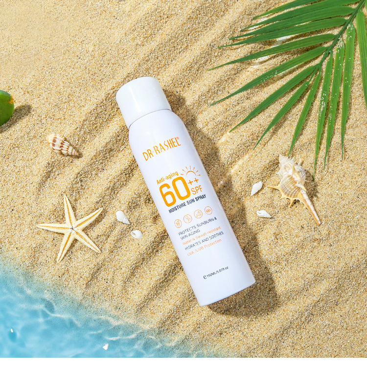 DR RASHEL 柔润肌肤保湿SPF60防护喷雾 补水保湿隔离防紫外线不油腻防护喷雾一件代发批发防晒霜详情1
