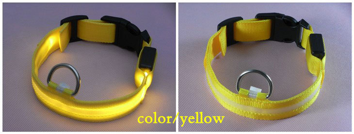 LED dog luminous collar, night-luminous pet collar strap, can be sent in one piece. Wire mesh collar strap, insulating sheet pic 22