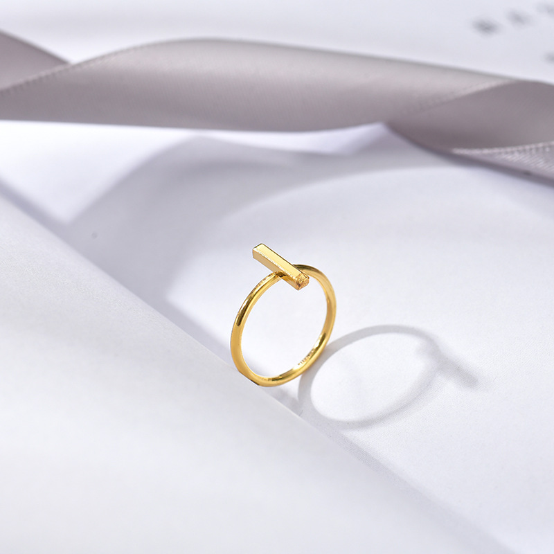 Southeast Asian cross-border ring set: Golden creative hollowed-out, elegant and versatile ring, personalized couple ring combination pic 10