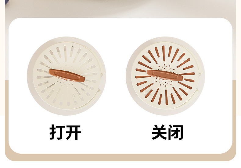 G26沥水篮折叠手柄沥水可开关洗水果篮子厨房神器洗菜篮滤水盆保鲜盒详情11