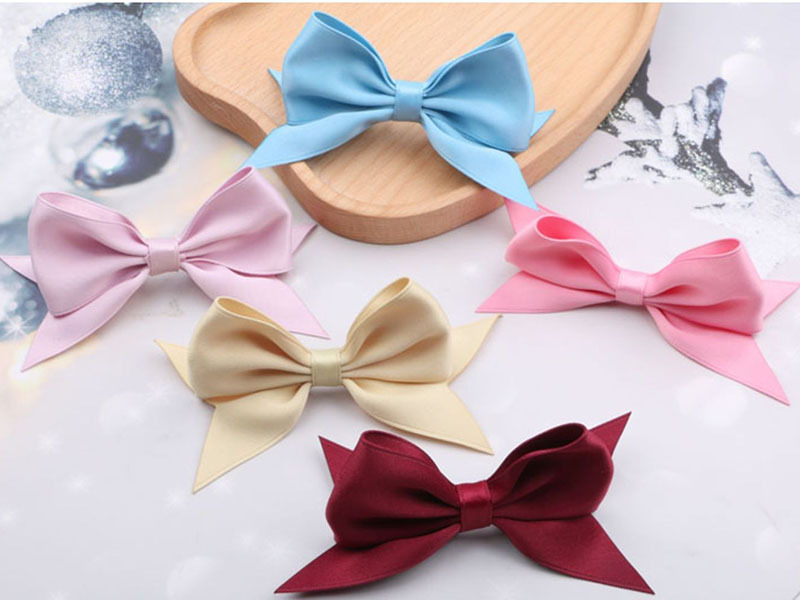 儿童发饰春夏款蝴蝶结发夹可爱公主头饰顶夹女童鸭嘴夹子 diy材料详情40