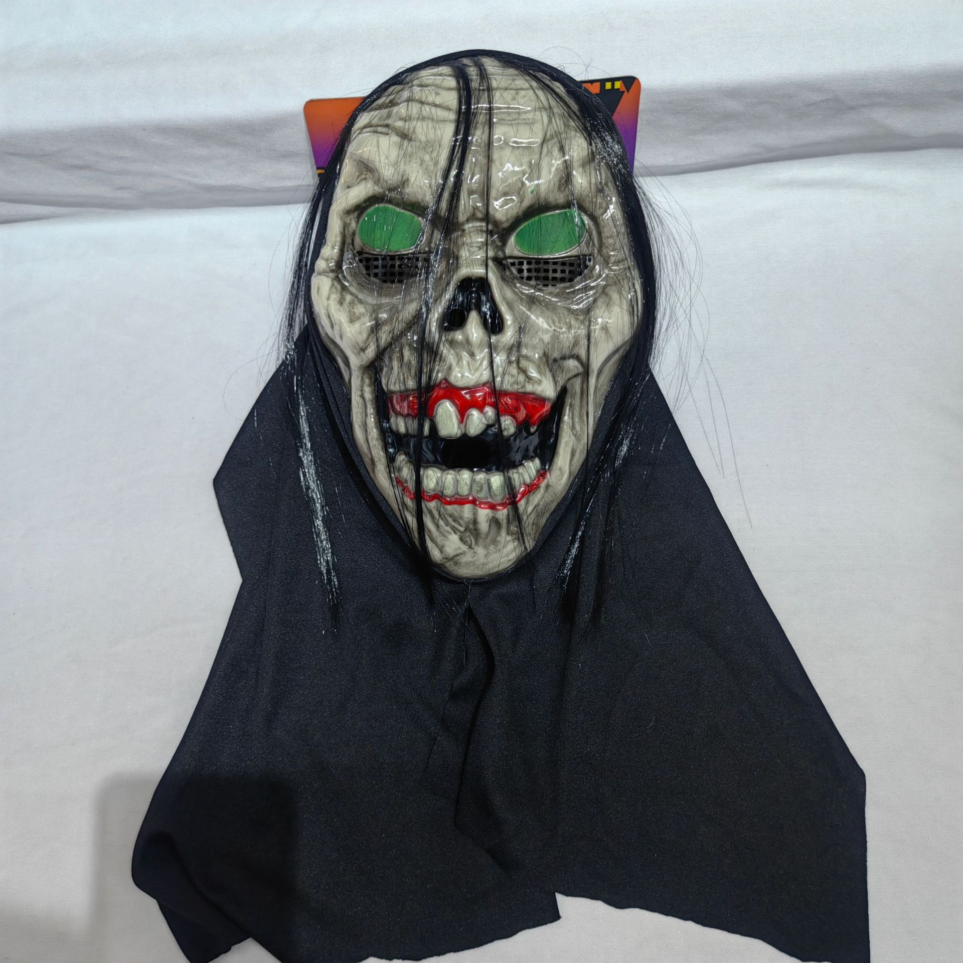 厂家直供万圣节假发全头套面具骷髅鬼怪恐怖面具面罩吸血鬼面具详情9
