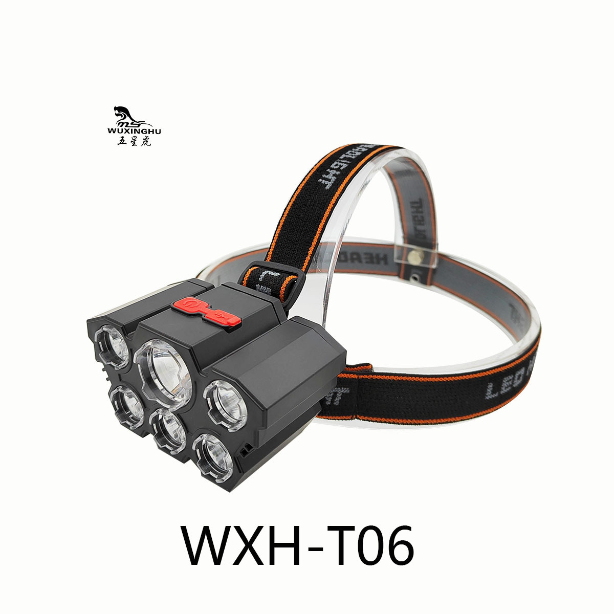 New cross-border exclusive LED waterproof headlamp, rechargeable high-intensity ultra-bright fishing lamp, long-range headlamp pic 4