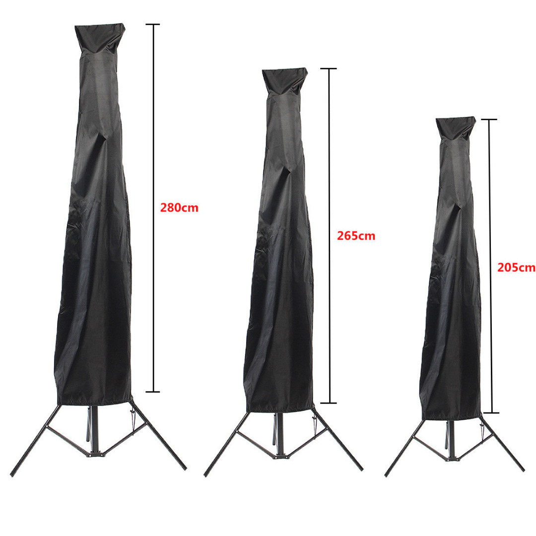 Factory direct sales in stock, cross-border best-selling, outdoor waterproof, rainproof, dustproof and sunshade 210D Oxford fabric rain umbrella cover pic 5