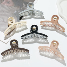 9cm medium-sized clipper flower hair clipper, three-leaf flower headwear, a new trendy diamond-encrusted hair clipper, iridesy acrylic clip pic 7