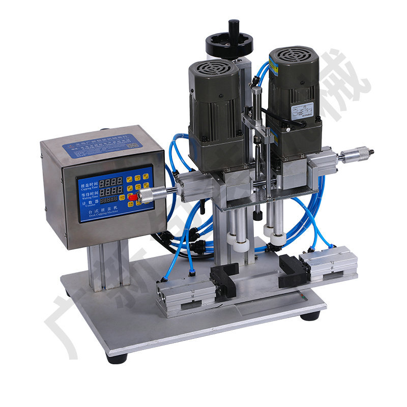 The manufacturer customizes semi-automatic benchtop capping machines, multi-functional electric capping machines and pneumatic round bottle capping machines pic 15