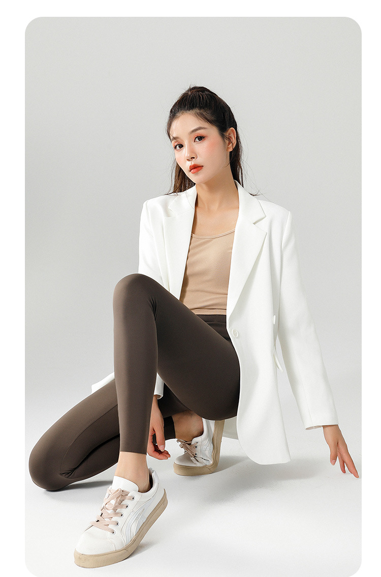 工厂直销加绒鲨鱼裤女2022春秋冬高腰提臀收腹裤芭比裤外穿打底裤详情24