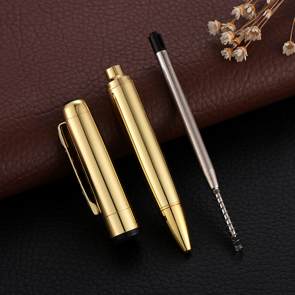 Stainless steel ballpoint pens, corporate year-end party gifts, pen production, company LOGO wholesale in stock pic 12