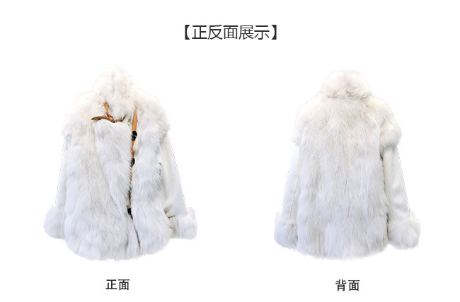 A 20-year new winter all-in-one rabbit fur coat for women, a fashionable and versatile two-wear jacket pic 1