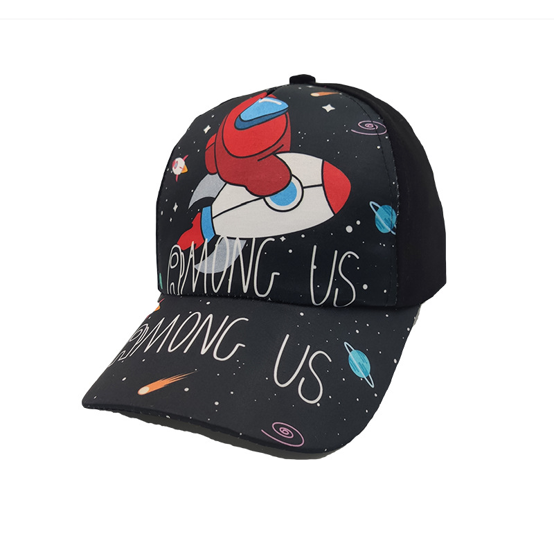 Among us baseball cap game series peripheral Space Werewolf Kill printed embroidered student baseball caps pic 11