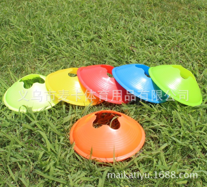 厂家直售标志碟标志物足球训练器材 草帽标志碟平面足球训练用品详情11