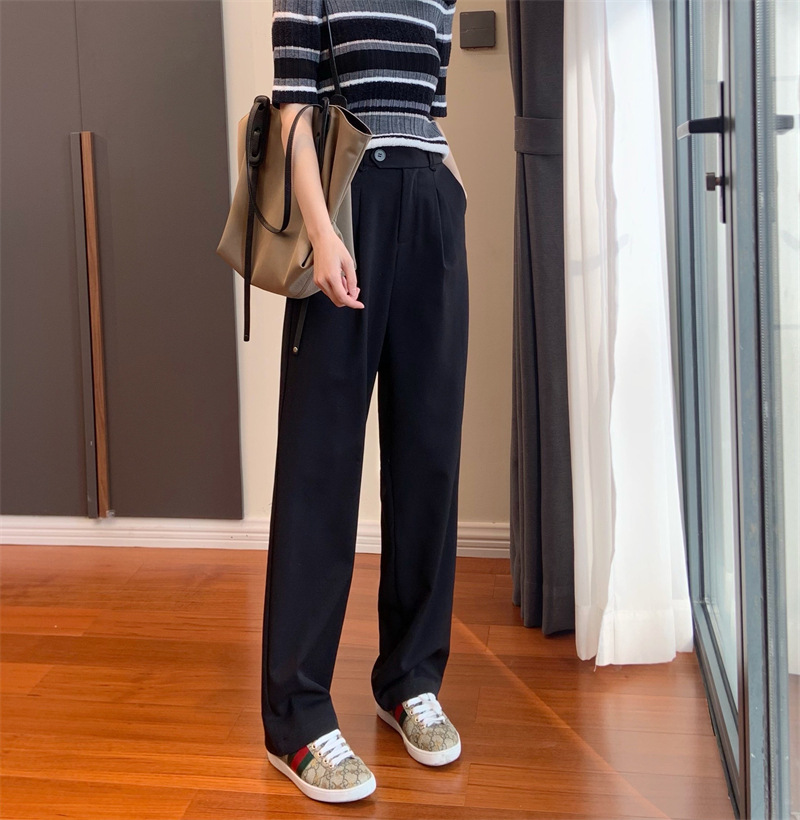 The self-retained w beauty Hidden meat creates a super model leg shape with a high waistline design, versatile and slimming suit pants and casual pants pic 19