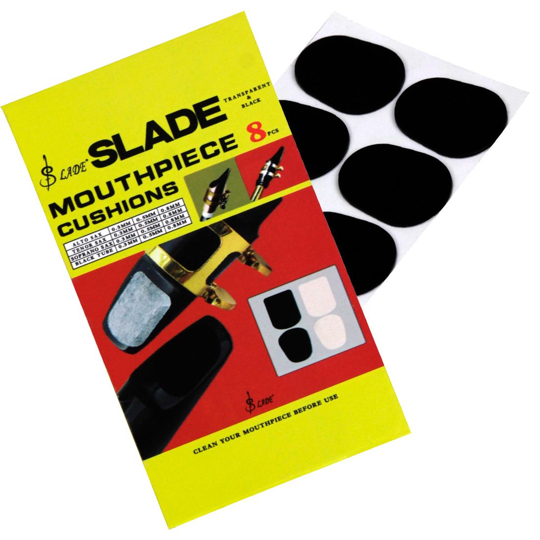 SLADE Mido saxophone silicone dental pad Black tube Mido saxophone Universal dental pad ME10 pic 6