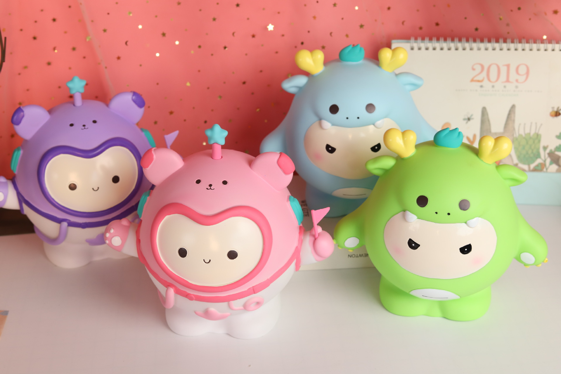 存钱罐桌面可爱大容量可进可出卡通搪胶储蓄罐礼物存钱罐详情13